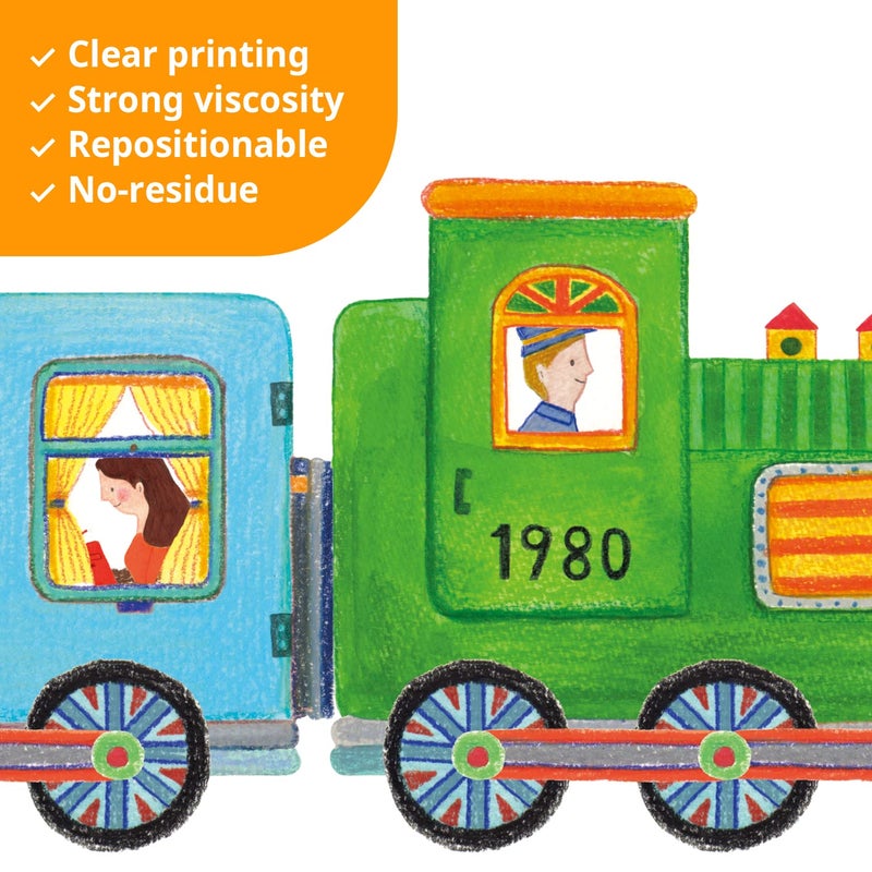 DECOWALL SG3-1404P1405 The Road and Cars Kids Wall Stickers Wall Decals Peel and Stick Removable Wall Stickers for Kids Nursery Bedroom Living Room (Medium) dÃ©cor - Image 4